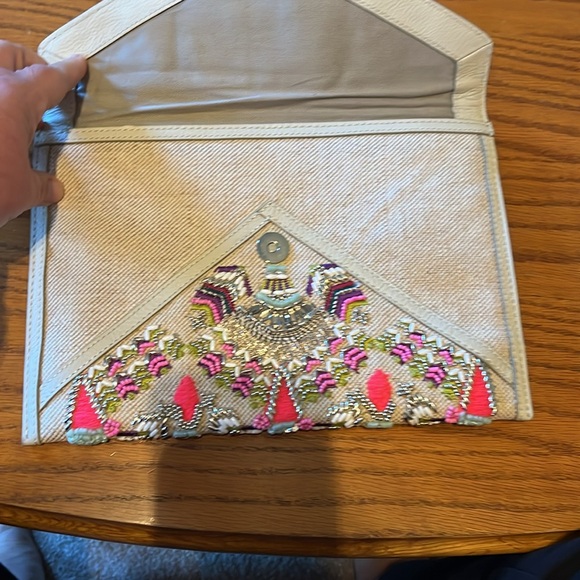Beautiful new Beaded Envelope Clutch With Inside Pockets. Rebecca Minkoff - Picture 7 of 7